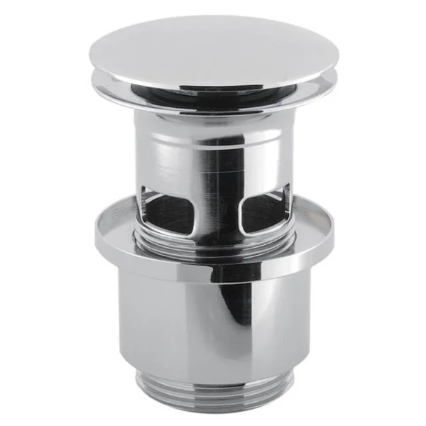 Crosswater Basin Click Clack Waste (Slotted) Chrome