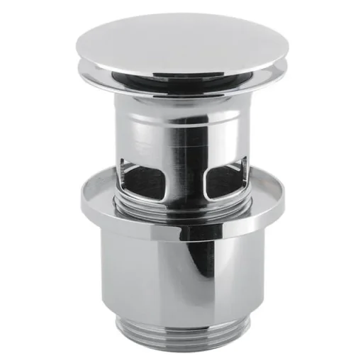 Crosswater Basin Click Clack Waste (slotted) Chrome product image - Image 1