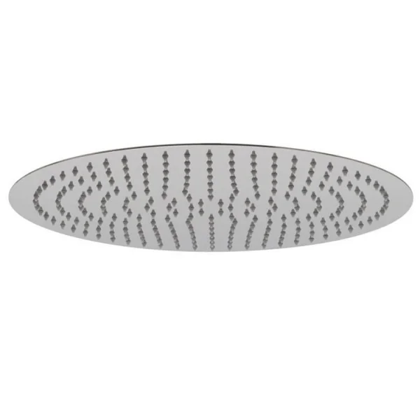 Vado Aquablade Single Function Easy Clean Slim Line Round Shower Head, 400mm (16") Chrome