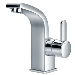 Flova Essence Monobloc Basin Mixer Tap with Clicker Waste Chrome