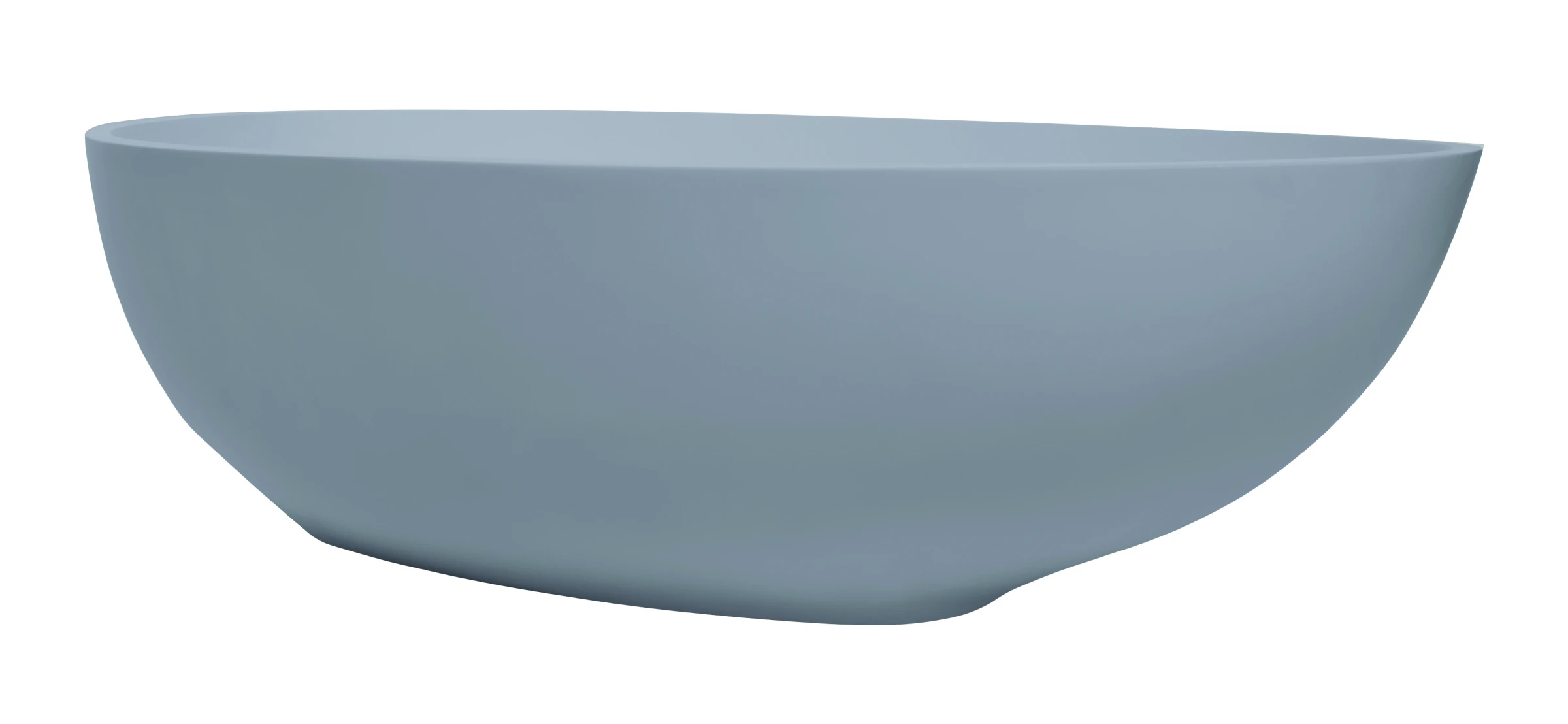 Bc Designs Gio Bath 1645 X 935 (no Waste) Powder Grey