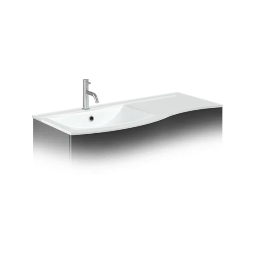 Crosswater Svelte S Basin Glass 1000 1th Ice White product image - Image 1