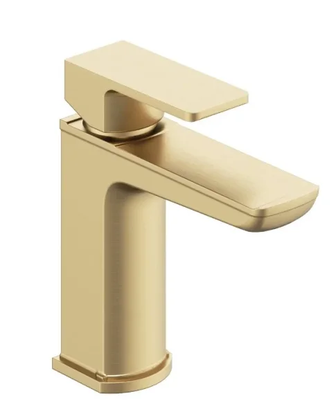 Cubico Zane Basin Mono Brushed Gold product image - Image 1