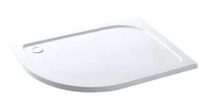 Eastbrook Volente 900 X 760 Lh Offset Quad Abs Resin Tray White