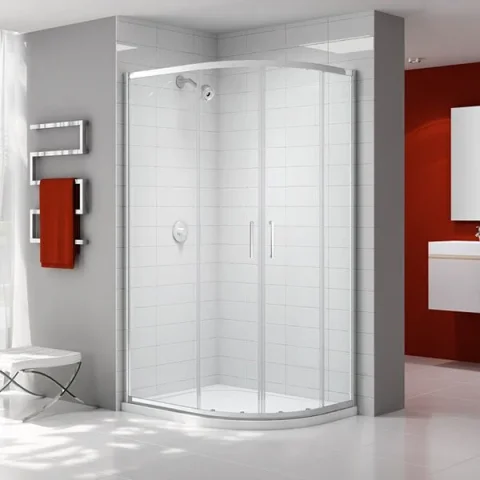 Merlyn Ionic Express 2 Door Offset Quad 1200 X 900mm detail view - Image 2