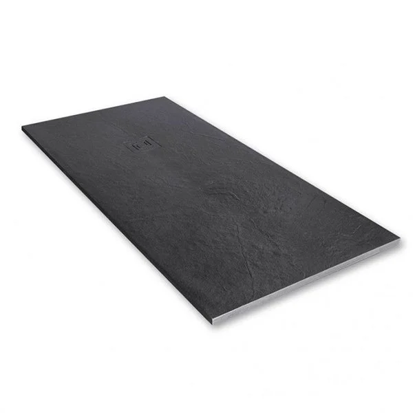 Merlyn Truestone Rectangle Tray Graphite Slate Black 1500 X 900mm