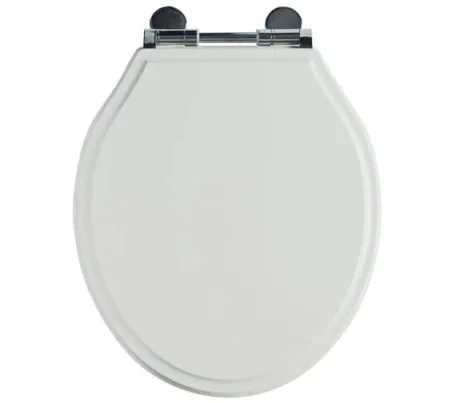 Roper Rhodes Hampton Painted Soft Close Toilet Seat - Chalk White product image - Image 1