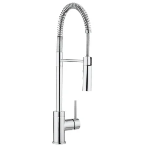 Crosswater Cook Side Lever Kitchen Mixer With Flexi Spray Chrome