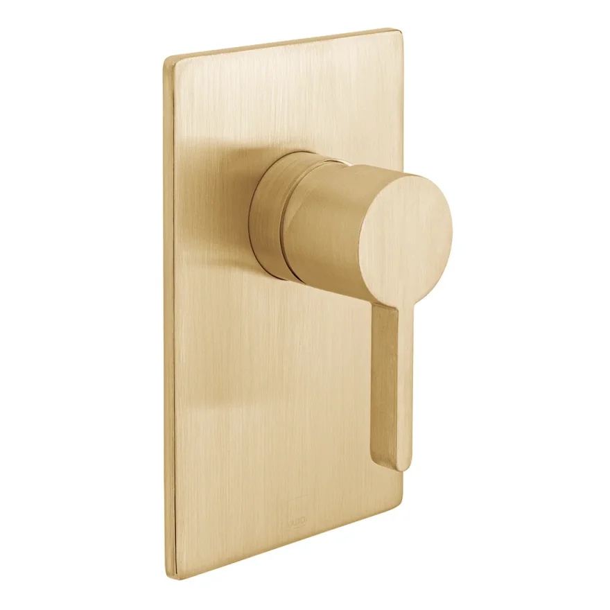 Vado Individual Edit 1 Outlet Concealed Single Lever Manual Valve Brushed Gold product image - Image 1