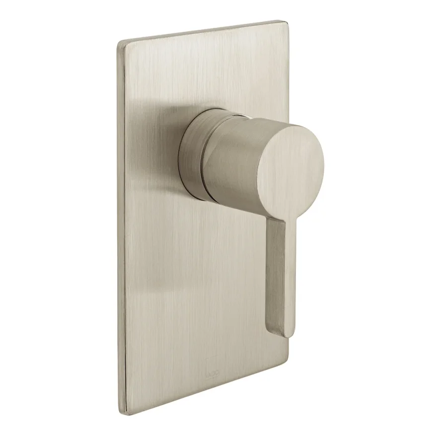 Vado Individual Edit 1 Outlet Concealed Single Lever Manual Valve Brushed Nickel product image - Image 1