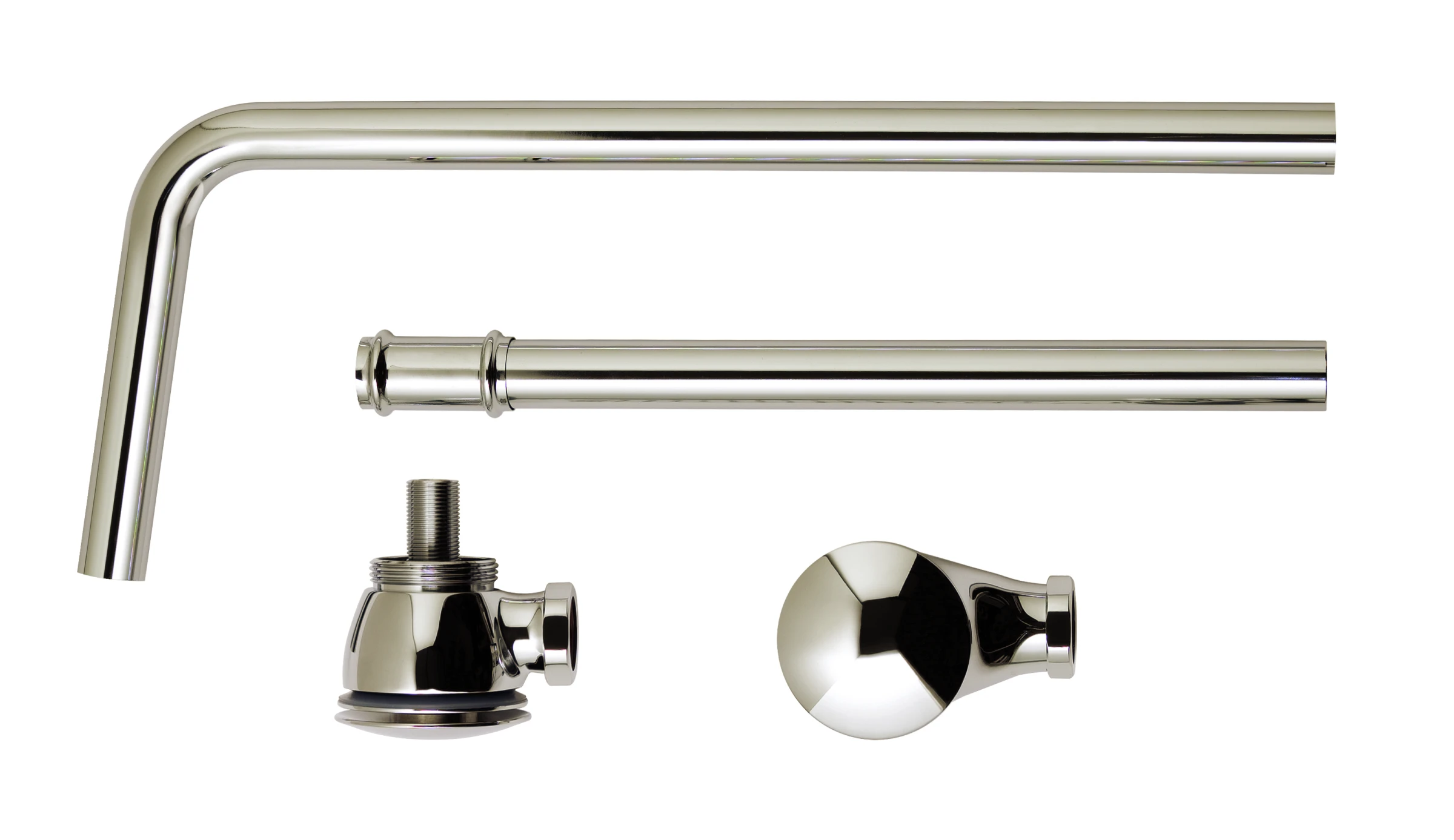 Bc Designs Push Down Exposed Bath Waste Nickel