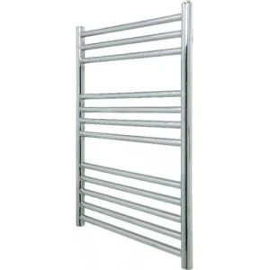 Vogue Chube Towel Radiator Electric Only - Polished Stainless Steel 800X500