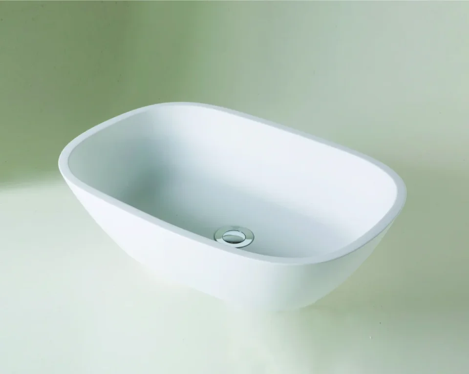 Bc Designs Vive Basin 530 X 360 Polished White product image - Image 1