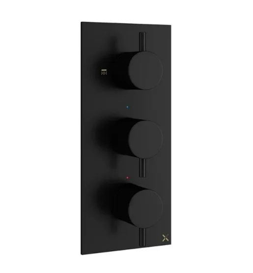 Crosswater Mpro 3 Handle Trimset (must Be Paired With Wlbp2000r+) Matt Black product image - Image 1