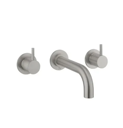 Crosswater Mpro Bath 3 Hole Filler Brushed Nickel