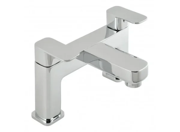 Vado Phase 2 Hole Bath Filler Deck Mounted Chrome detail view - Image 2