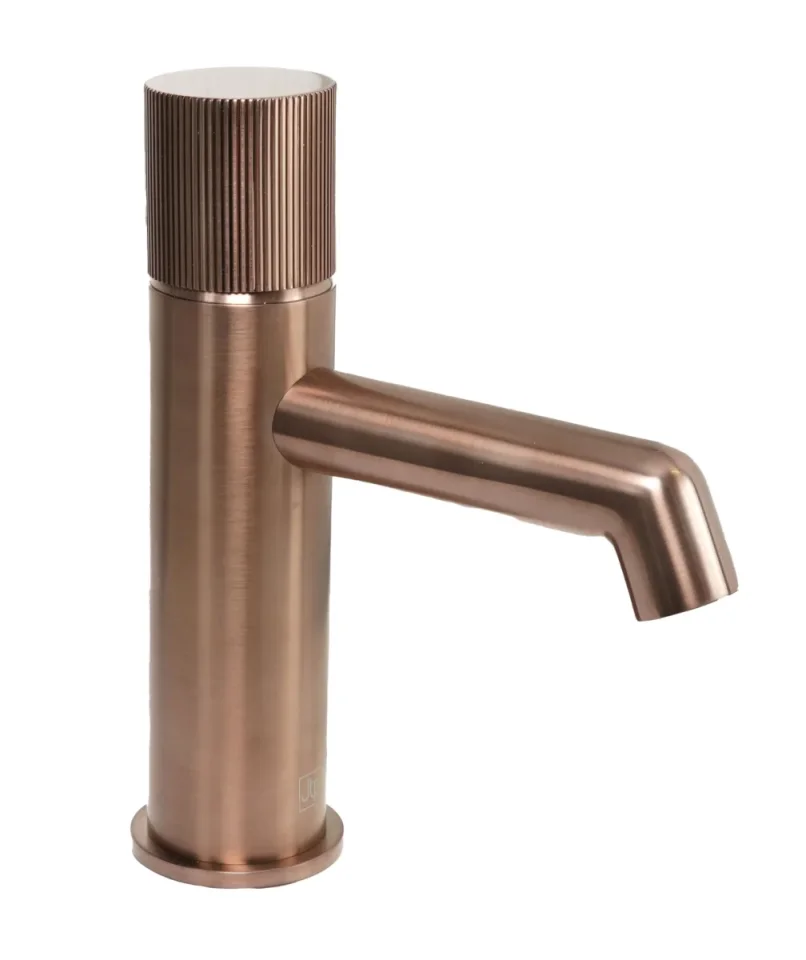 Just Taps Evo Basin Mixer Tap Brushed Bronze product image - Image 1