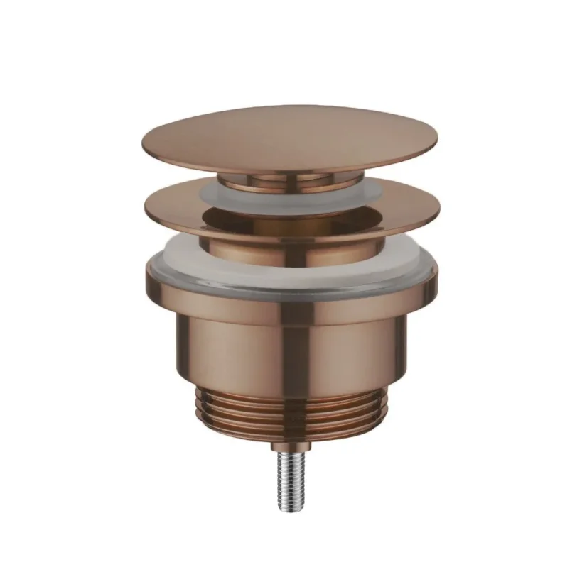 Just Taps Basin Waste, Universal Slotted And Unslotted Brushed Bronze product image - Image 1