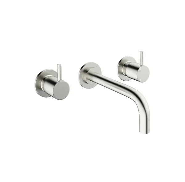 Crosswater MPRO Basin 3 Hole Trim Set Brushed Nickel