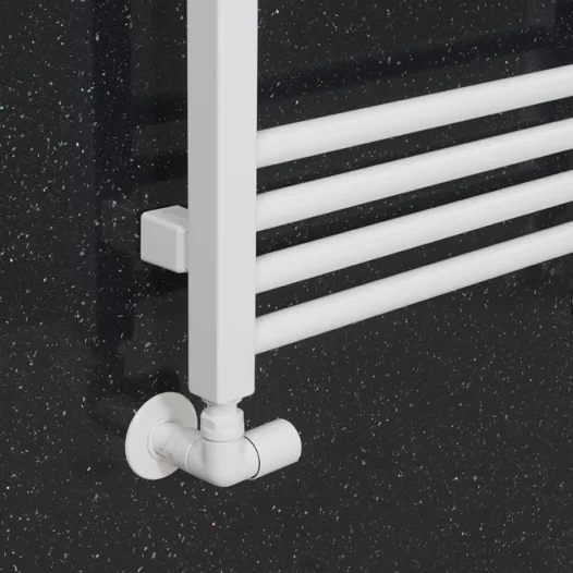 Crosswater Mpro Towel Warmer 480x1380 Electric Matt White detail view - Image 4