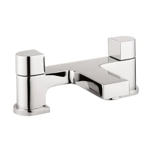 Crosswater Planet Bath Filler Dual Lever Deck Mounted Chrome