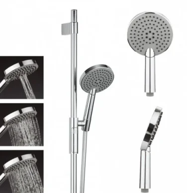 Crosswater Ethos Push Button Slide Rail Only Chrome detail view - Image 2