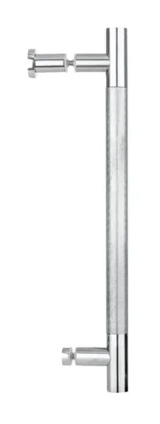 Crosswater Optix Knurled Handle Polished Stainless detail view - Image 2