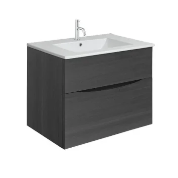 Crosswater Glide Ii 2 Drawer Basin Unit 700 Steelwood product image - Image 1