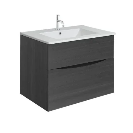 Crosswater Glide Ii 2 Drawer Basin Unit 700 Steelwood