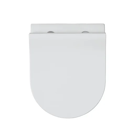 Crosswater Glide Ii Soft Close Seat 46 Matt White product image - Image 1