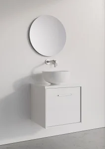 Crosswater Infinity Single Drawer Unit 500 White Gloss