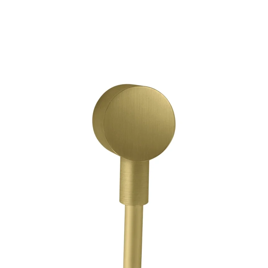 Axor Starck Wall Outlet Round Brushed Brass product image - Image 1