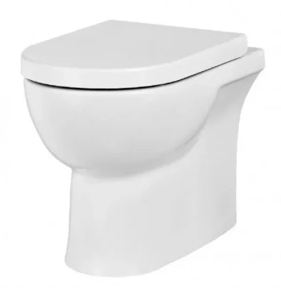 Saneux Austen Back To Wall Wc Pan - Rimless detail view - Image 3