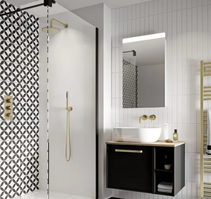 Crosswater Mpro 3 Handle Trimset (must Be Paired With Wlbp2000r+) Brushed Brass detail view - Image 2