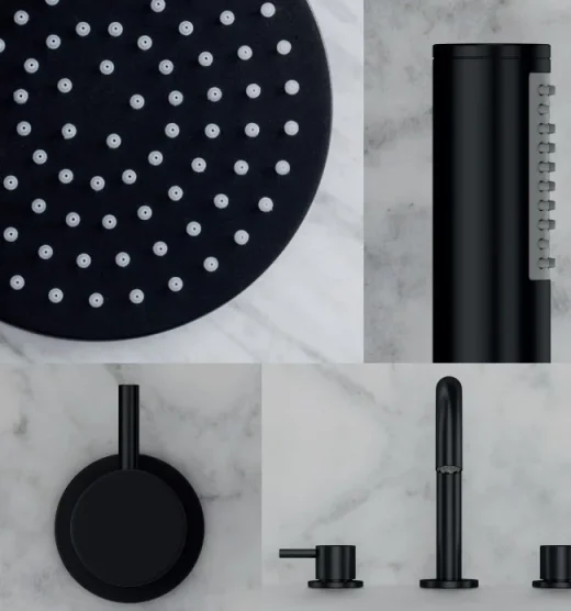 Crosswater Mpro 3 Handle Trimset (must Be Paired With Wlbp2001r+) Matt Black detail view - Image 2