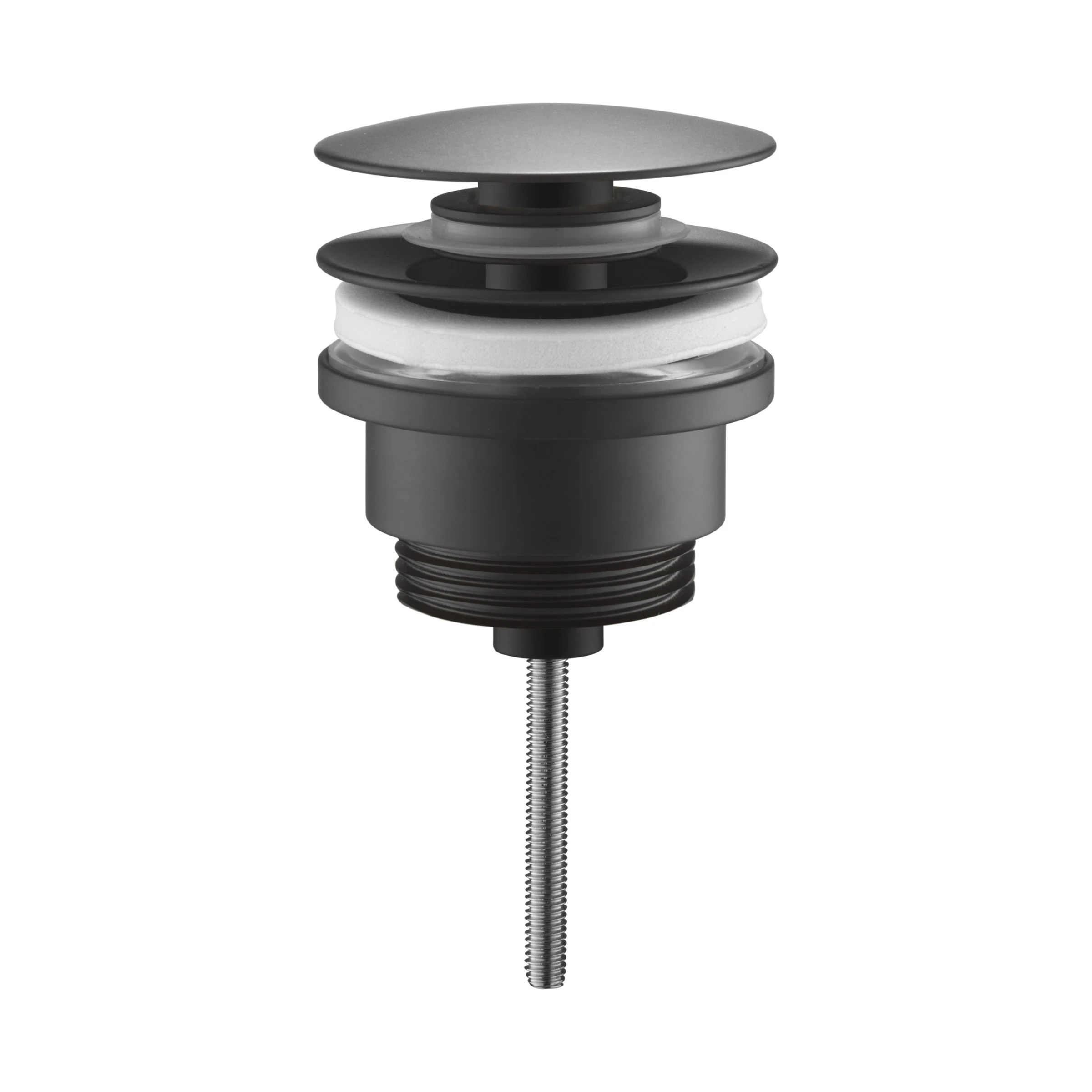 Just Taps Vos Universal Basin Waste (slotted And Unslotted) Matt Black