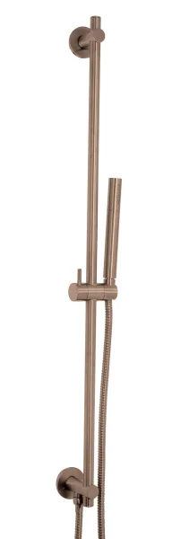 Just Taps Vos Slide Rail Kit With Bottom Outlet 900mm Brushed Bronze