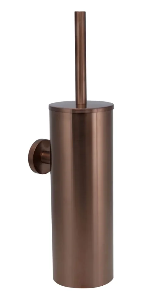 Just Taps Vos Toilet Brush Holder Wall Mounted Brushed Bronze product image - Image 1
