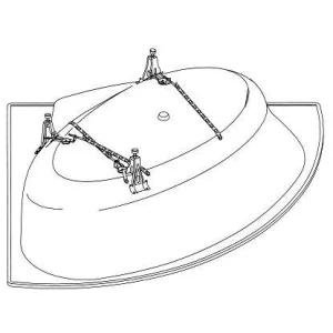 Kaldewei 5037 Box Bath Feet Only