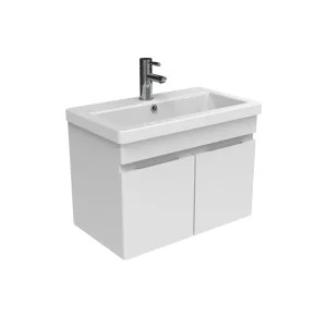 Saneux Air 60cm 2 Door Wall Mounted Unit ' Gloss White