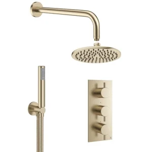 Crosswater One Box Showering Mpro Bundle 2000 Brushed Brass