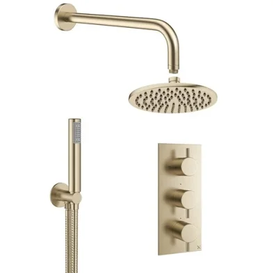 Crosswater One Box Showering Mpro Bundle 2000 Brushed Brass product image - Image 1