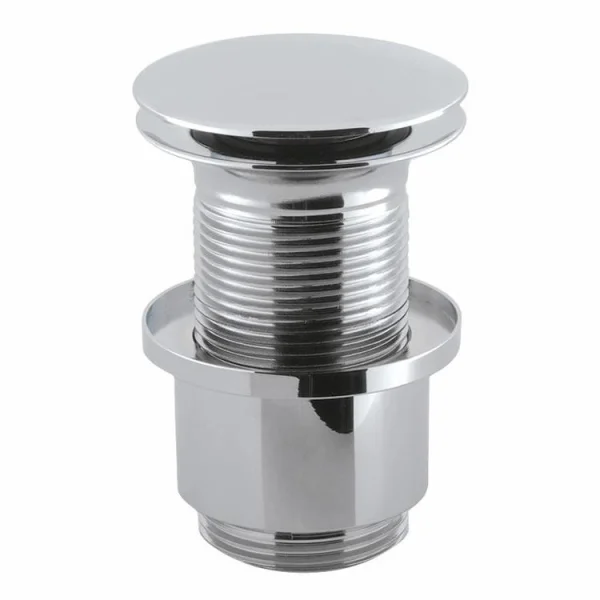 Crosswater Basin Click Clack Waste (unslotted) Thread 100mm Chrome