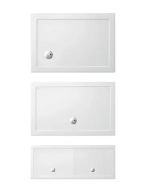 Crosswater Rectangular Shower Tray 800x900 product image - Image 1