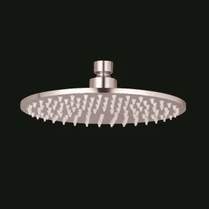 Just Taps Inox Slim Round Overhead Shower 200mm