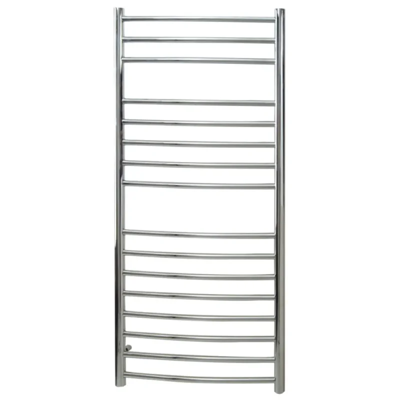 Reina Eos 500 X 1200 Curved Stainless Steel Towel Rail product image - Image 1