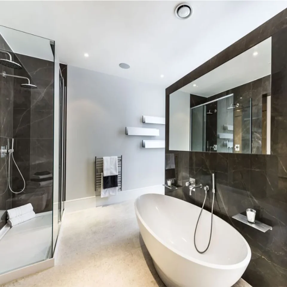 Jis Ouse 400 700 X 400mm Radiator For Central Heating Polished Stainless Steel detail view - Image 4