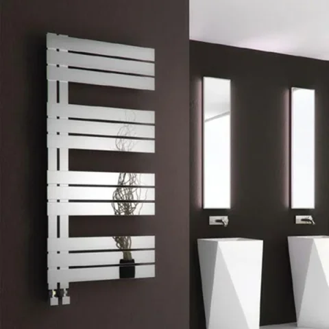 Reina Ricadi 500 X 840 Stainless Steel Towel Radiator detail view - Image 4