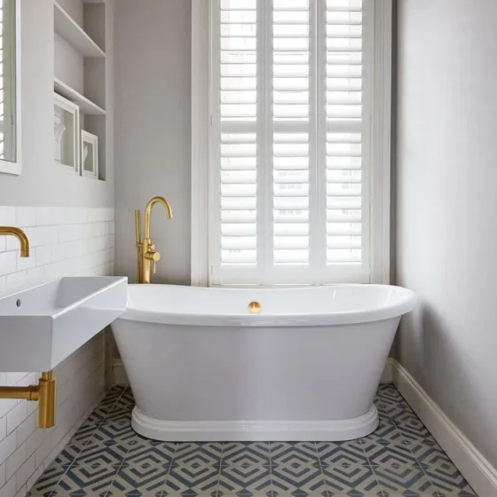 Bc Designs Sanded 1580mm Double Boat Bath Sanded product image - Image 1