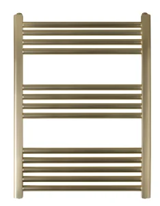 Just Taps Vos Radiator Brushed Brass 800 X 600